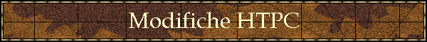 Modifiche HTPC