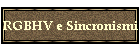 RGBHV e Sincronismi
